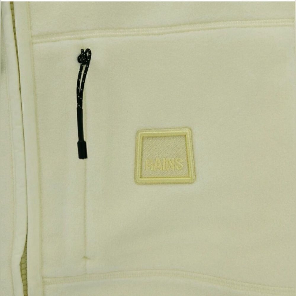 NWT Rains Women’s Teens Fleece Vest Color Straw/Light Yellow - Size Medium - Picture 5 of 11
